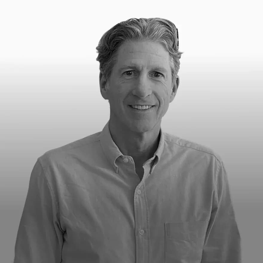 Black-and-white portrait of FTL Head of Sales Dave Weinerth, a commercial building controls and energy management expert focused on helping facility service providers improve operations through building intelligence technology.